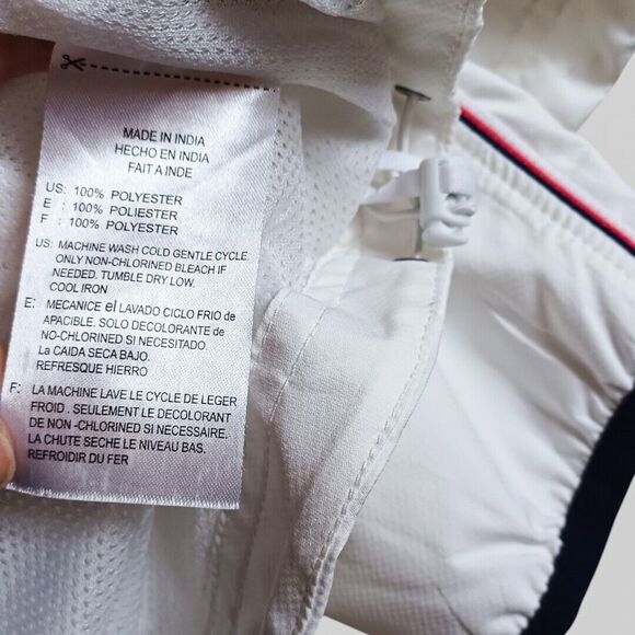 LPGA Collection Medium White Golf Tennis Jacket Full Zip Vented Athletic Stretch - Picture 9 of 9